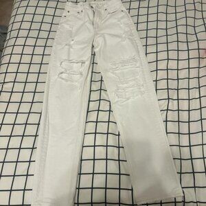 American Eagle Women's White Jeans